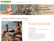 Tablet Screenshot of nomadics.nl